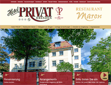 Tablet Screenshot of das-nichtraucher-hotel.de